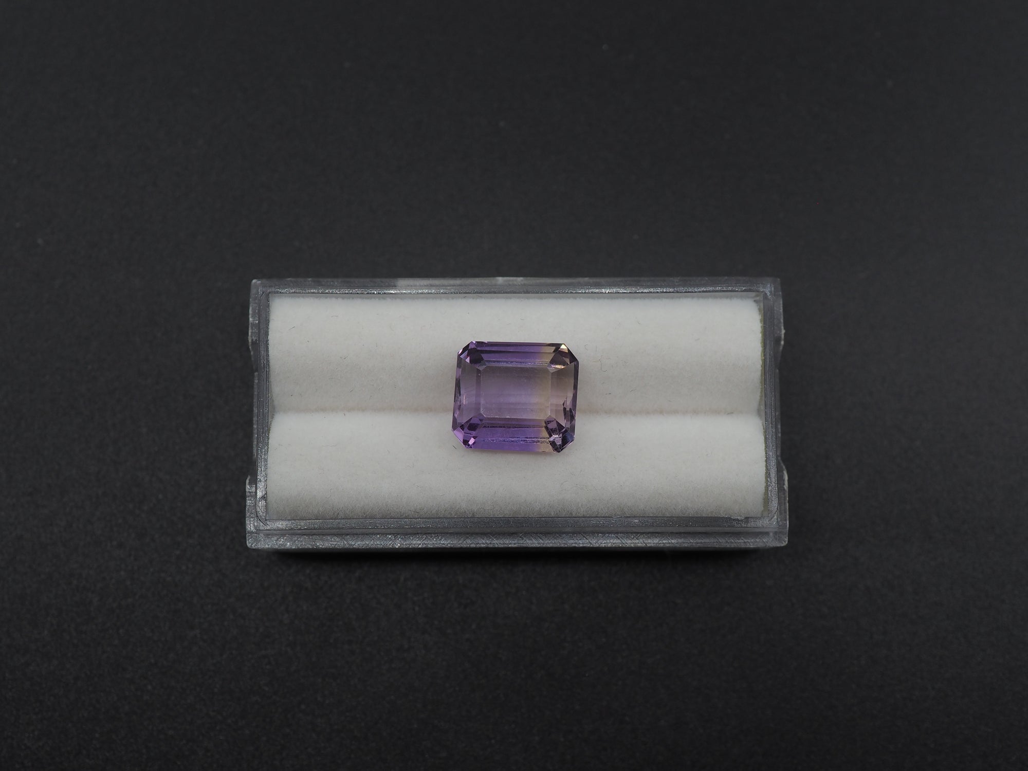 Ametrine Faceted 11.1x9.9mm Approximately 5.72 Carat (GTG-AMT-3)