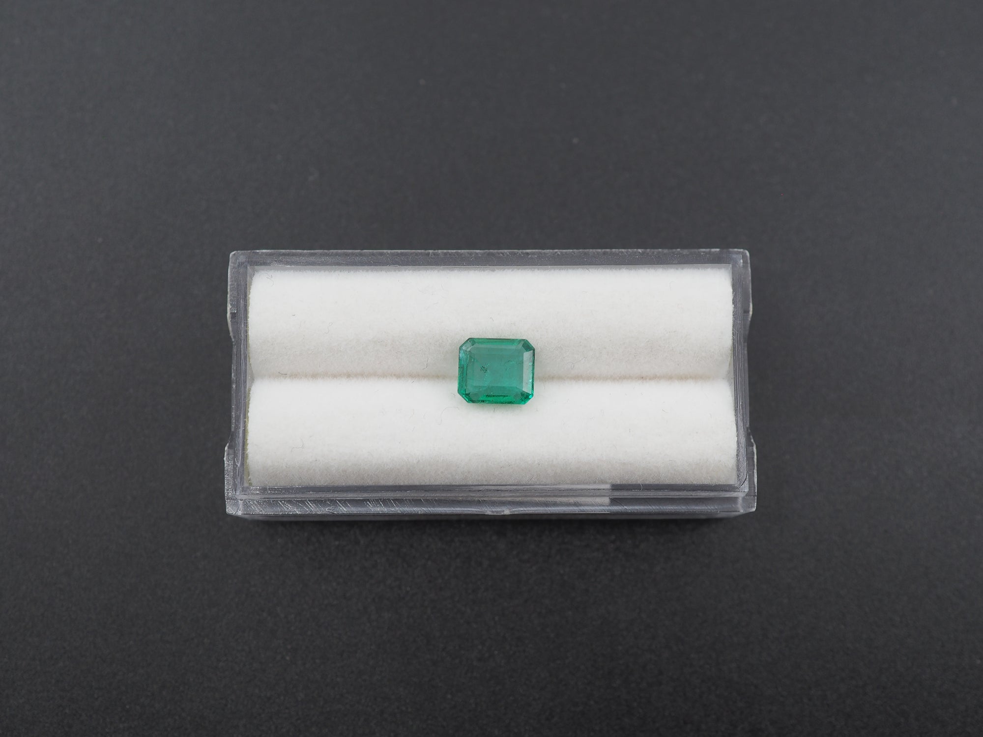 Natural Zambian Faceted Emerald  7.04x6.13x3.23 mm Single Piece Approximately 1.20 Carat (GTG-EM-25)