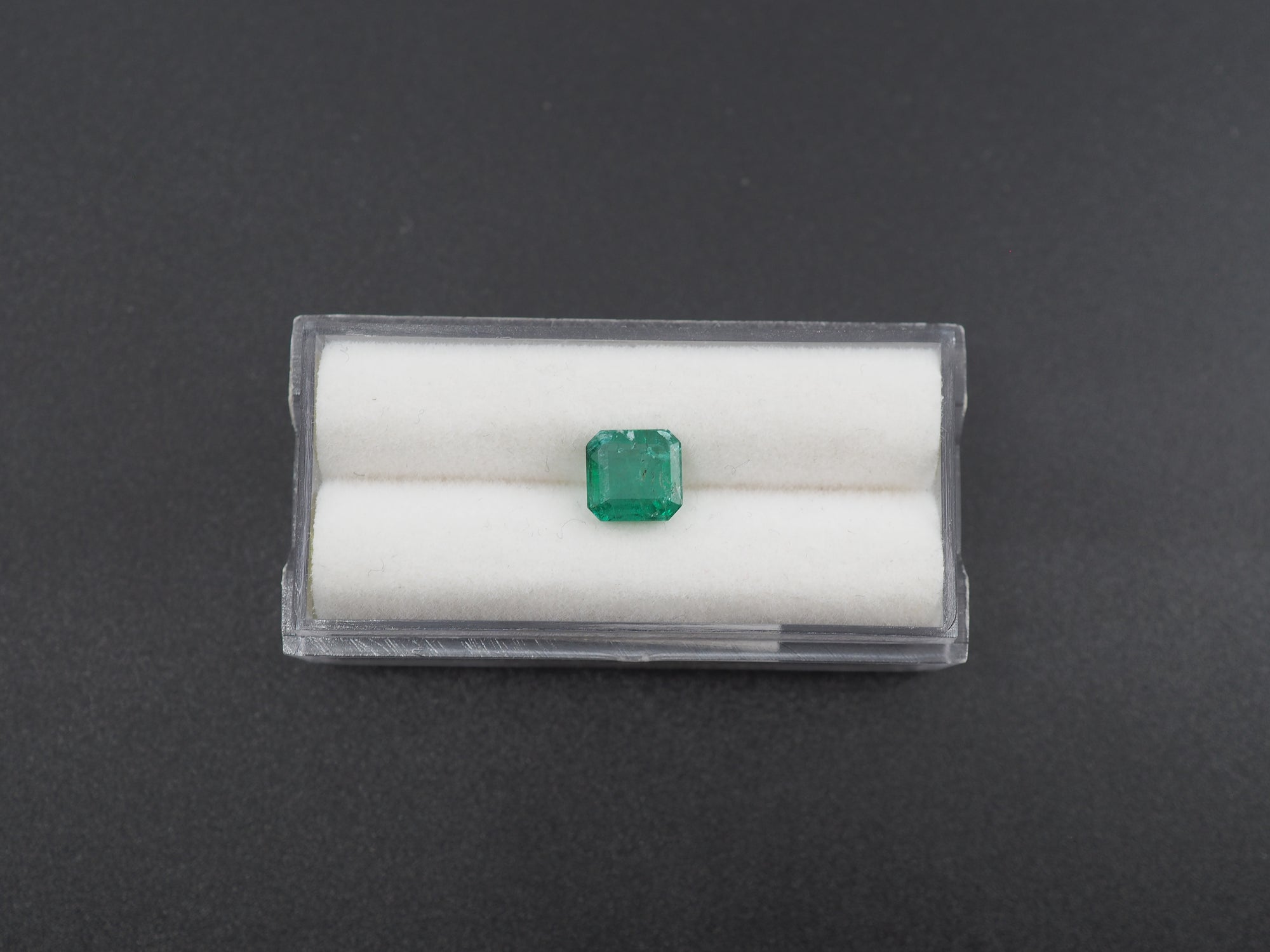 Zambian Faceted Emerald Square Shape 6.28x6.61x3.92 mm Single Piece Approximately 1.51 Carat (GTG-EM-30)
