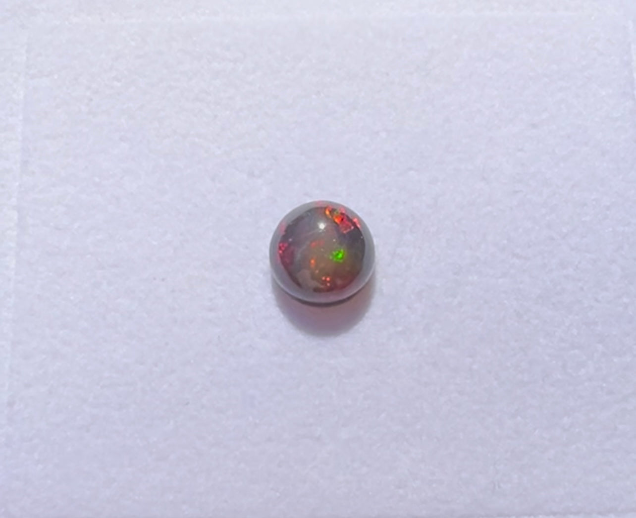 Ethiopian Black Opal 11.1mm Approximately 4.23 Carat