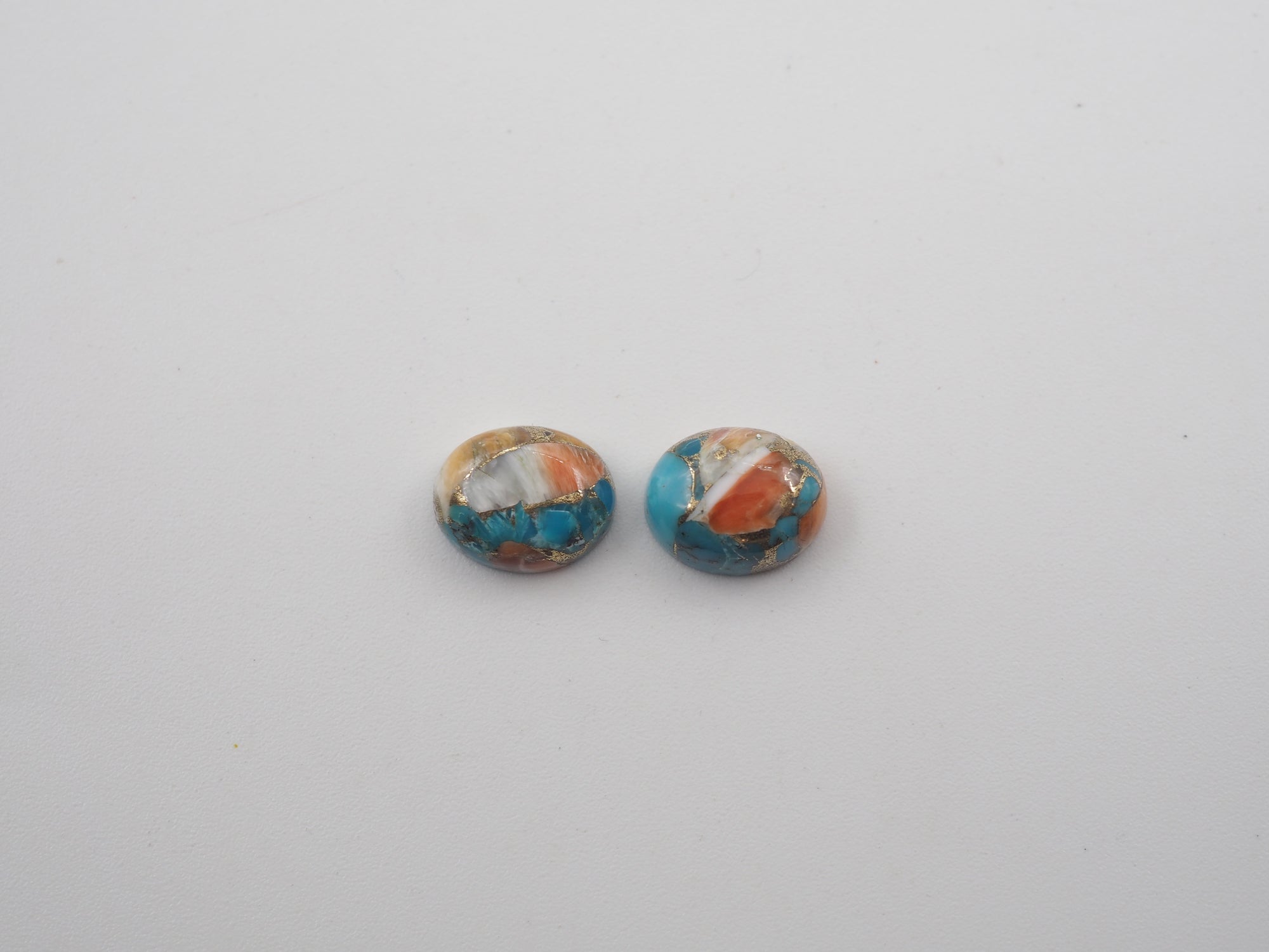 Oyster Copper Turquoise Cabochon Oval 10x8 mm Approximately 6 Carat (GTG-OT-28)