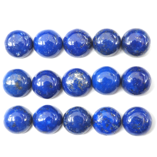 Lapis Cabs Round 7 mm Approximately 20.40 Carat