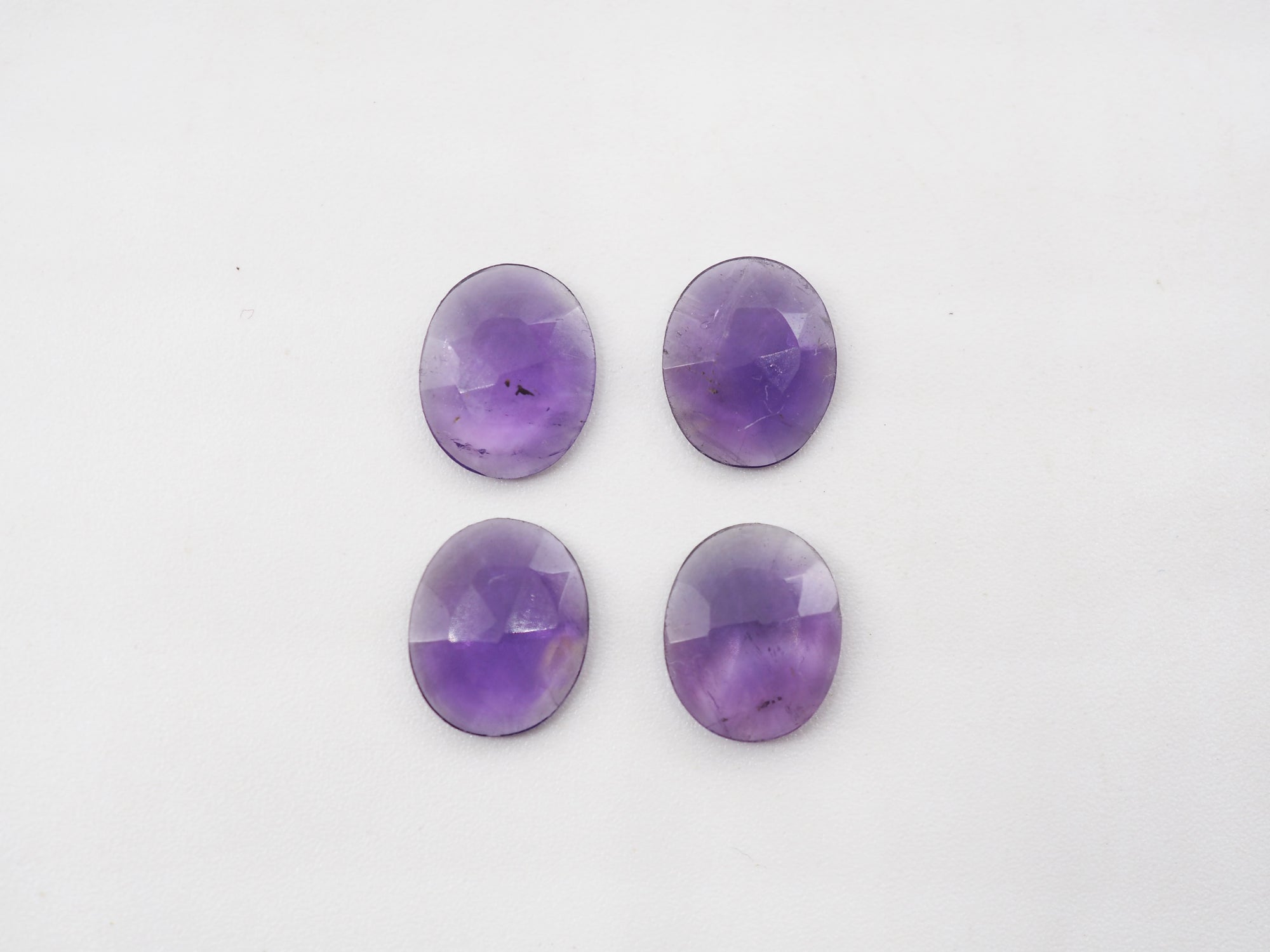 Rose cut Amethyst Oval 10x 8mm Approximately 5.44 Carat