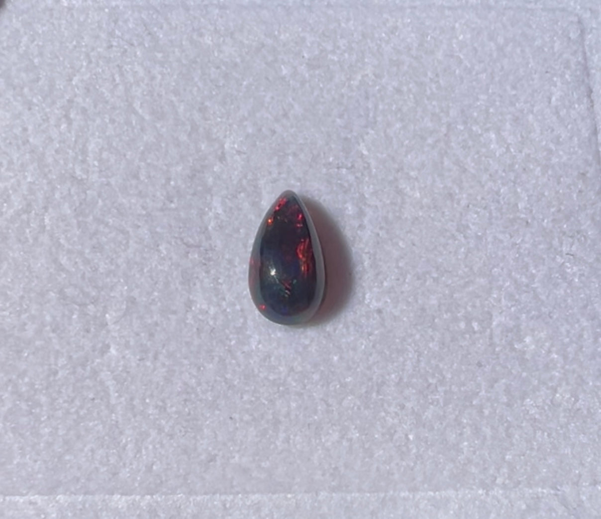 Ethiopian Black Opal 4.8x8.2x5mm Approximately 2.38 Carat