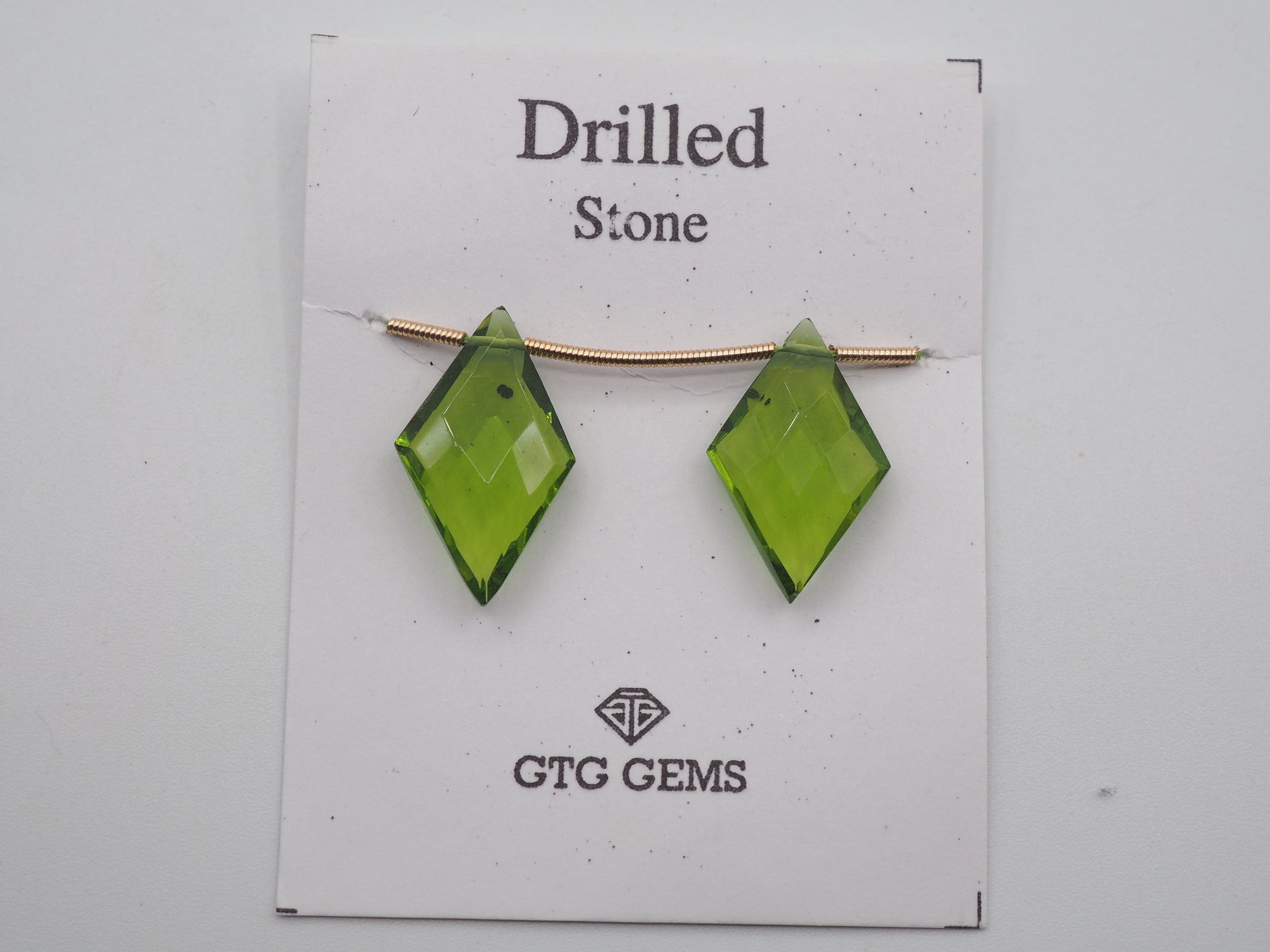 Drilled Peridot Hydro 22x13mm Approximately 14 Carat