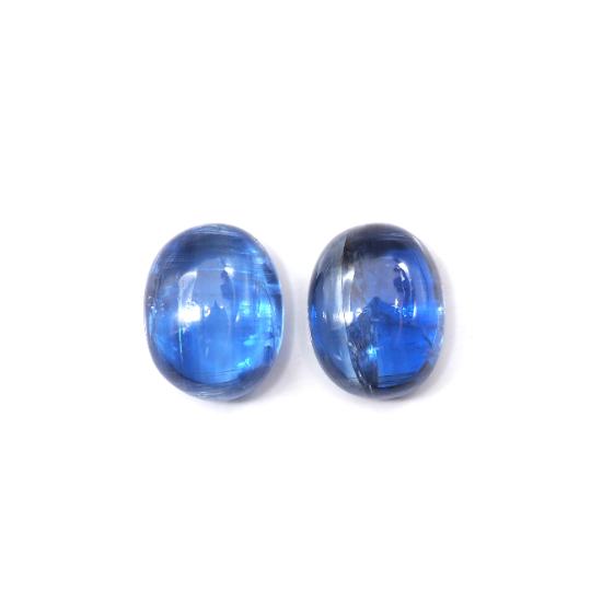 Kyanite Cabs Oval 9x7 mm Matching Pair Approximately 4.12 Carat