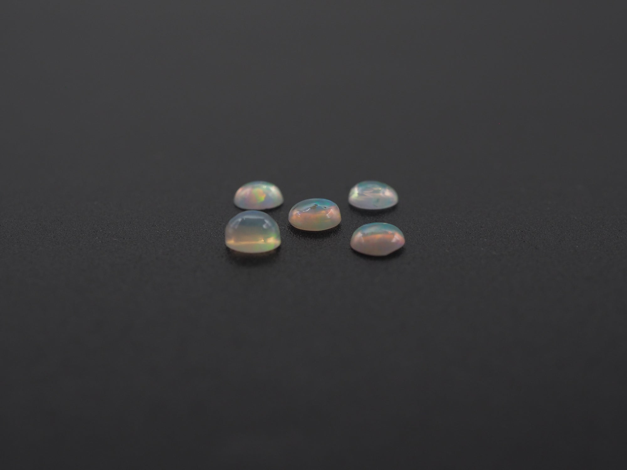 Ethiopian Round Opal Cabs 4.2 mm Approximately 0.86 Carat (GTG-OP-189)