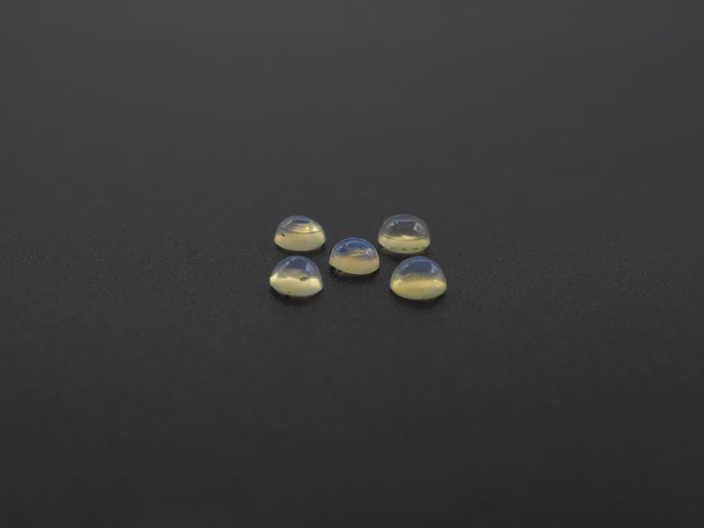 Ethiopian Round Opal Cabs 4.2 mm Approximately 0.86 Carat (GTG-OP-191)
