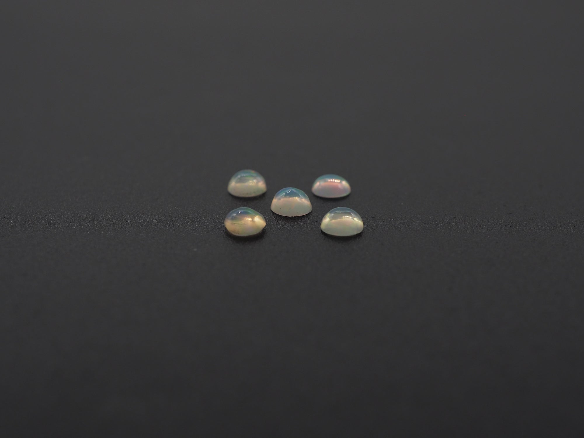 Ethiopian Round Opal Cabs 4 mm Approximately 0.52 Carat (GTG-OP-188)