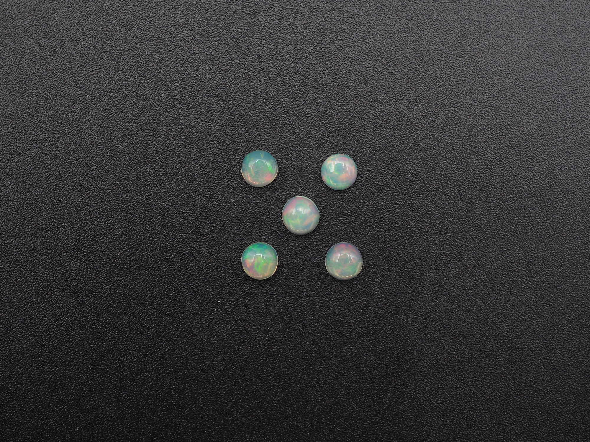 Ethiopian Round Opal Cabs 4 mm Approximately 0.52 Carat (GTG-OP-188)