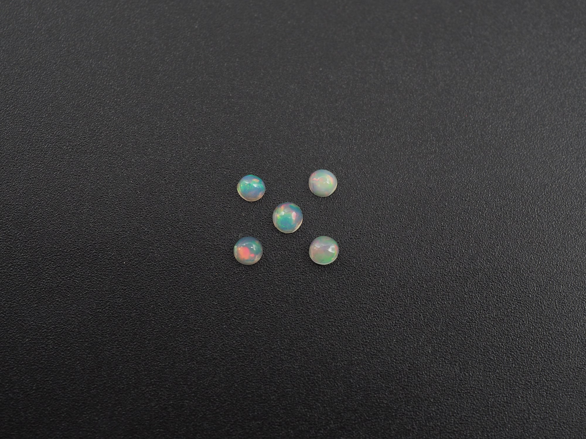 Ethiopian Round Opal Cabs 3 mm Approximately 0.53 Carat (GTG-OP-193)