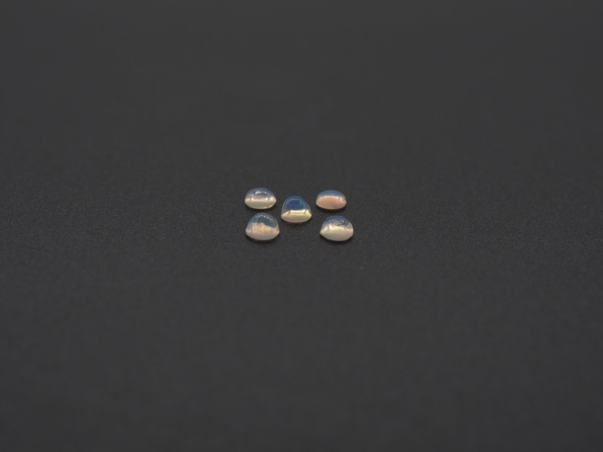 Ethiopian Round Opal Cabs 3 mm Approximately 0.53 Carat (GTG-OP-192)