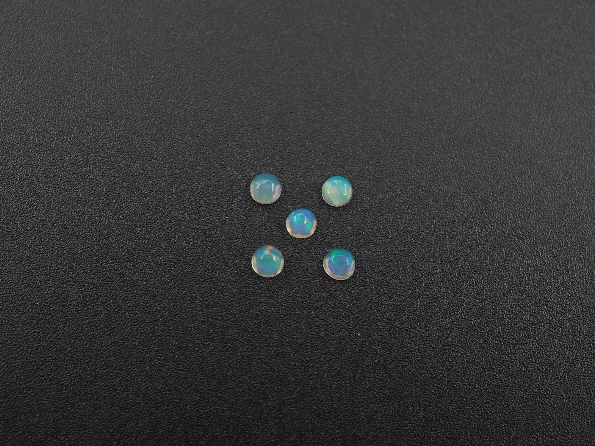 Ethiopian Round Opal Cabs 3 mm Approximately 0.53 Carat (GTG-OP-192)