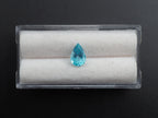 Natural Blue Apatite 8.8x5.9 mm Faceted Gemstone