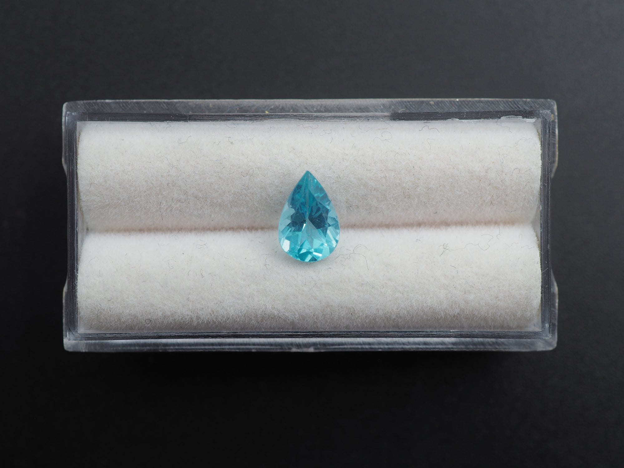 Natural Blue Apatite 8.8x5.9 mm Faceted Gemstone