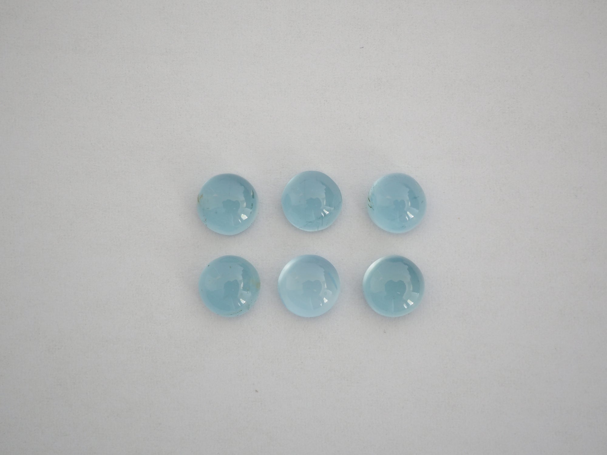 Aquamarine Cabochon 6 mm