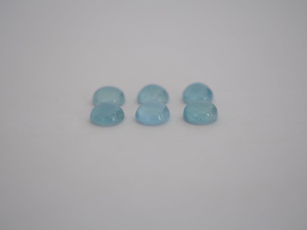 Aquamarine Cabochon 6 mm