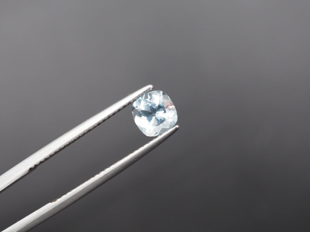 Aquamarine Faceted Gemstone 5.8x5.8 mm