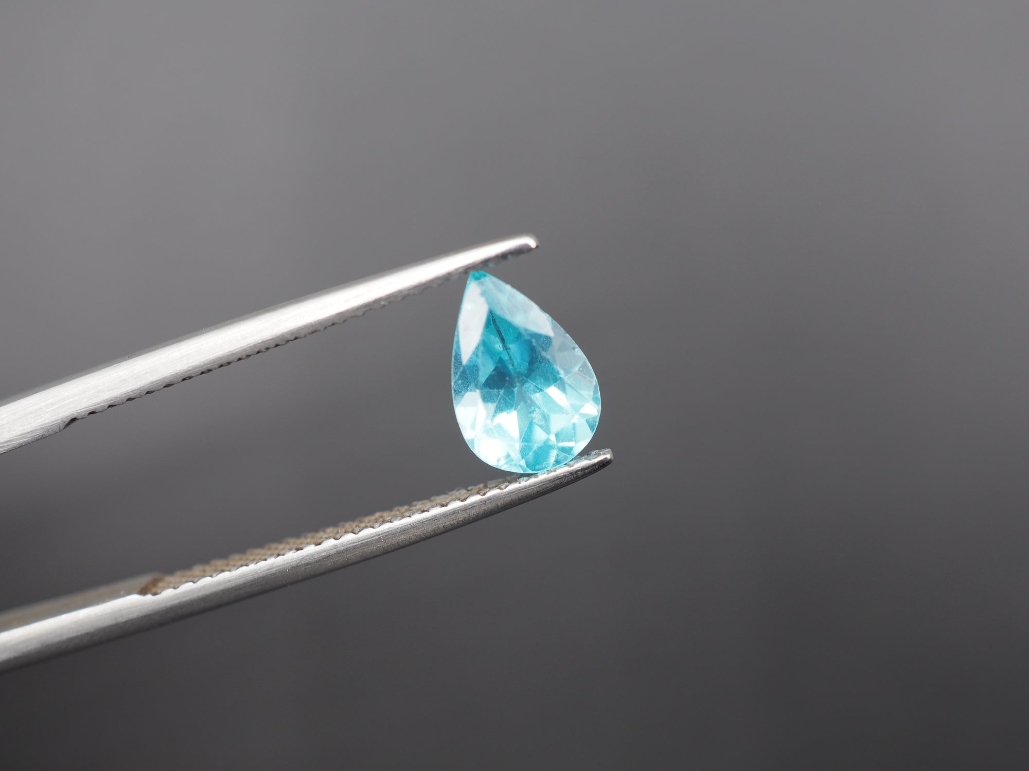 Natural Blue Apatite 8.8x5.9 mm Faceted Gemstone