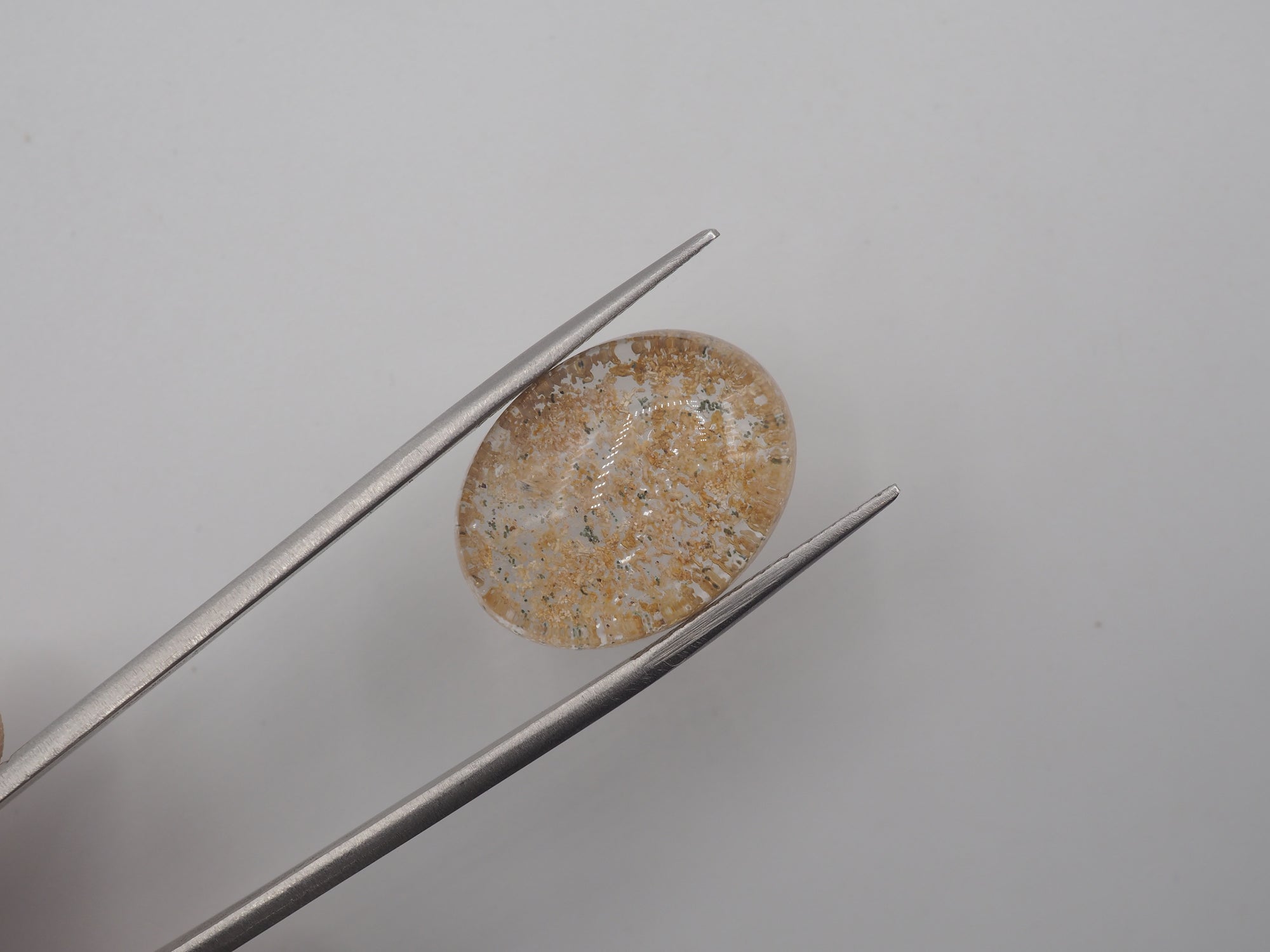 Garden Quartz Cabochon 21x16mm Approximately 19.90 Carat (GTG-GQ-1)