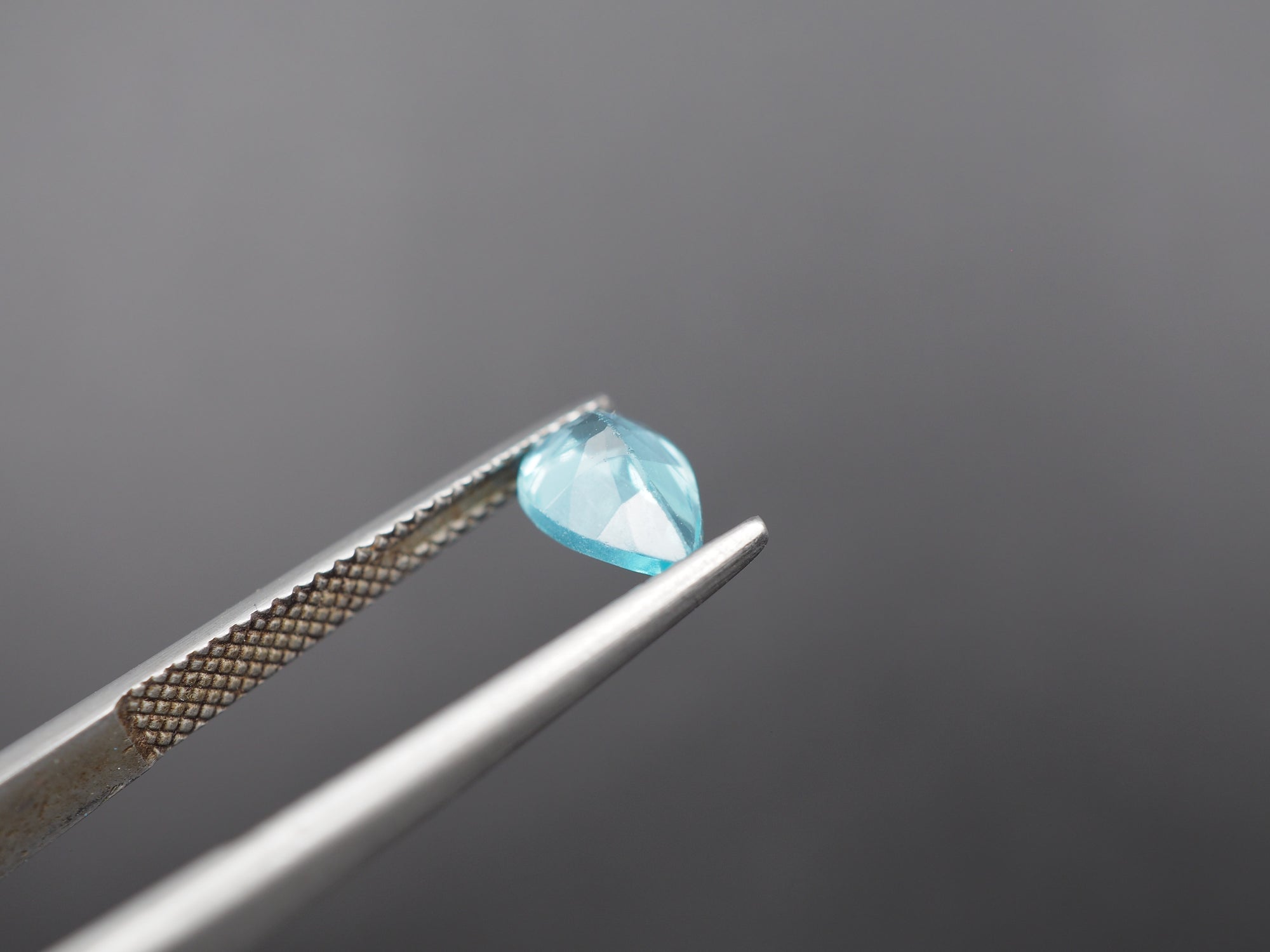 Natural Blue Apatite 8.8x5.9 mm Faceted Gemstone