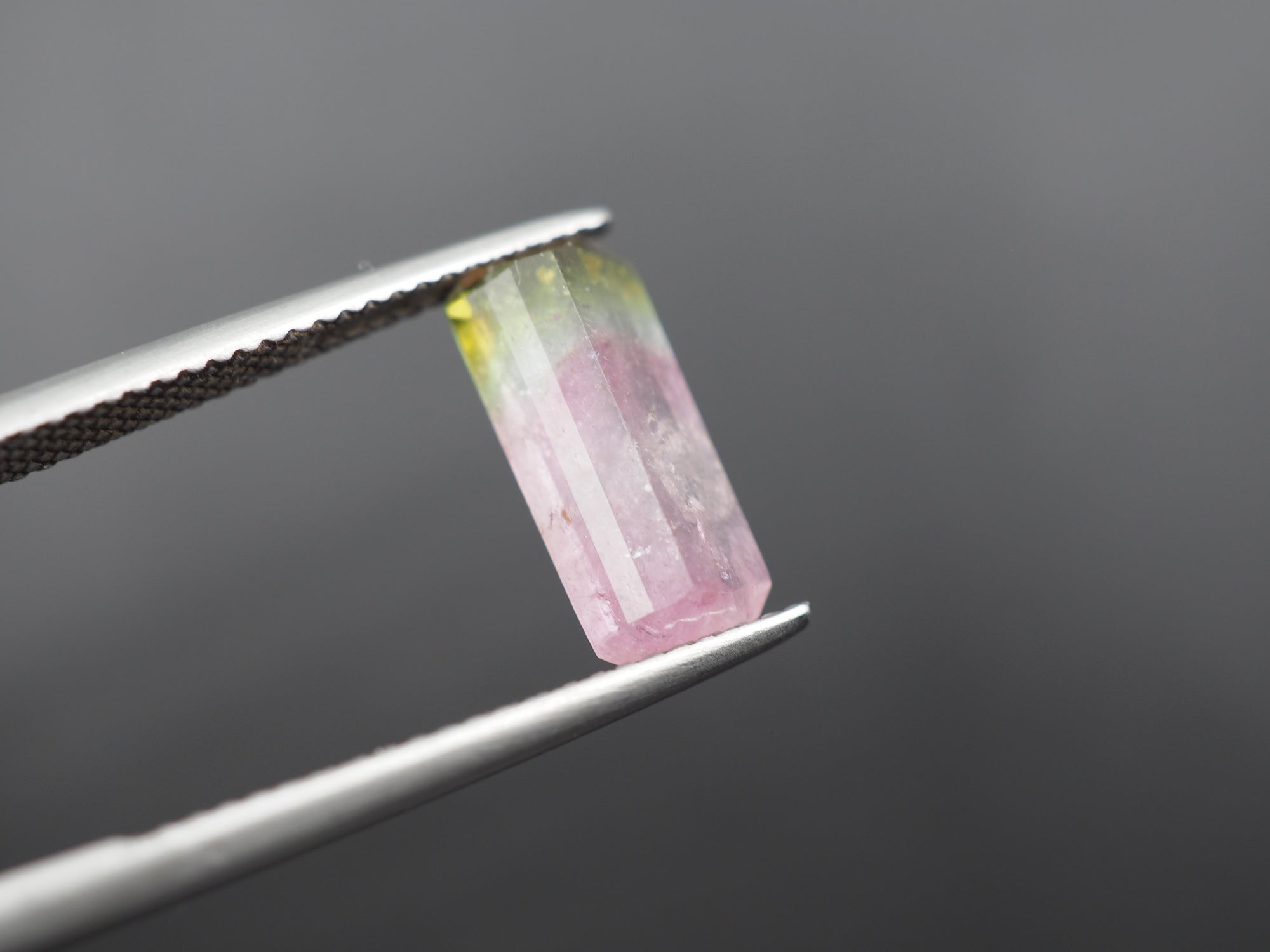 Watermelon Tourmaline Faceted Gemstone 13.4x6 mm