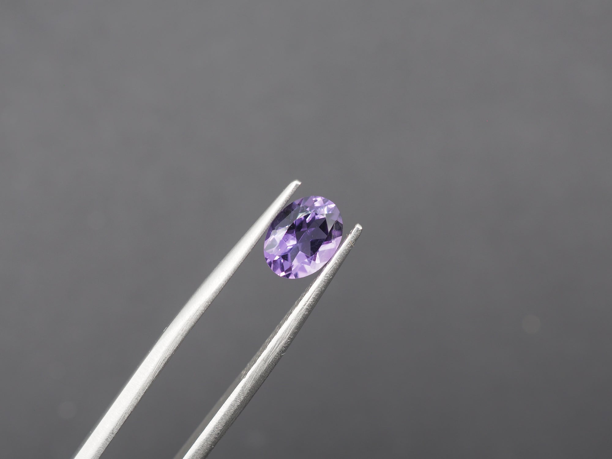 Amethyst Faceted 8x6 mm Matching Pair Approximately 2 Carat (GTG-AM-71)