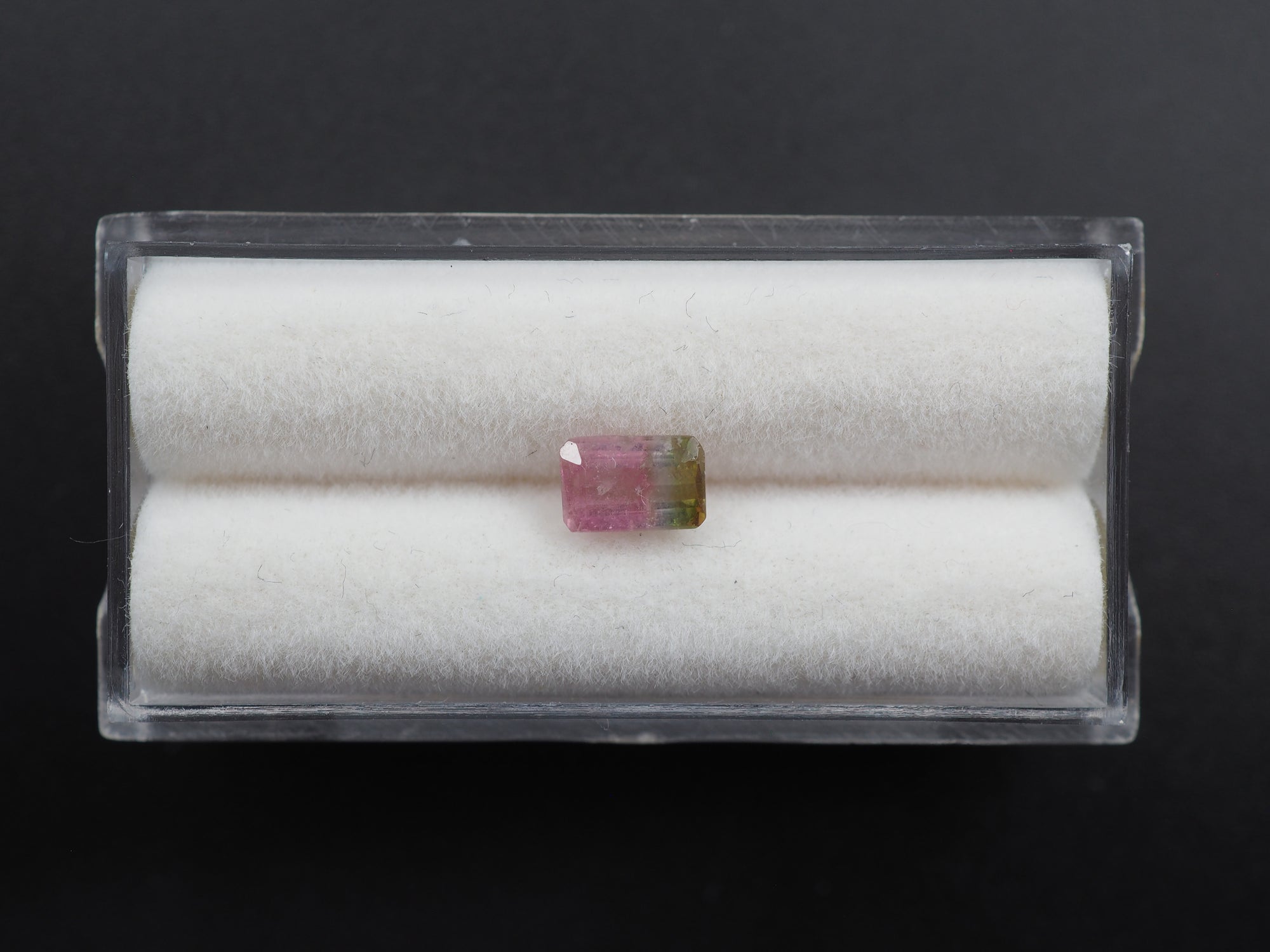 Watermelon Tourmaline Faceted Gemstone 6.8x4.6 mm