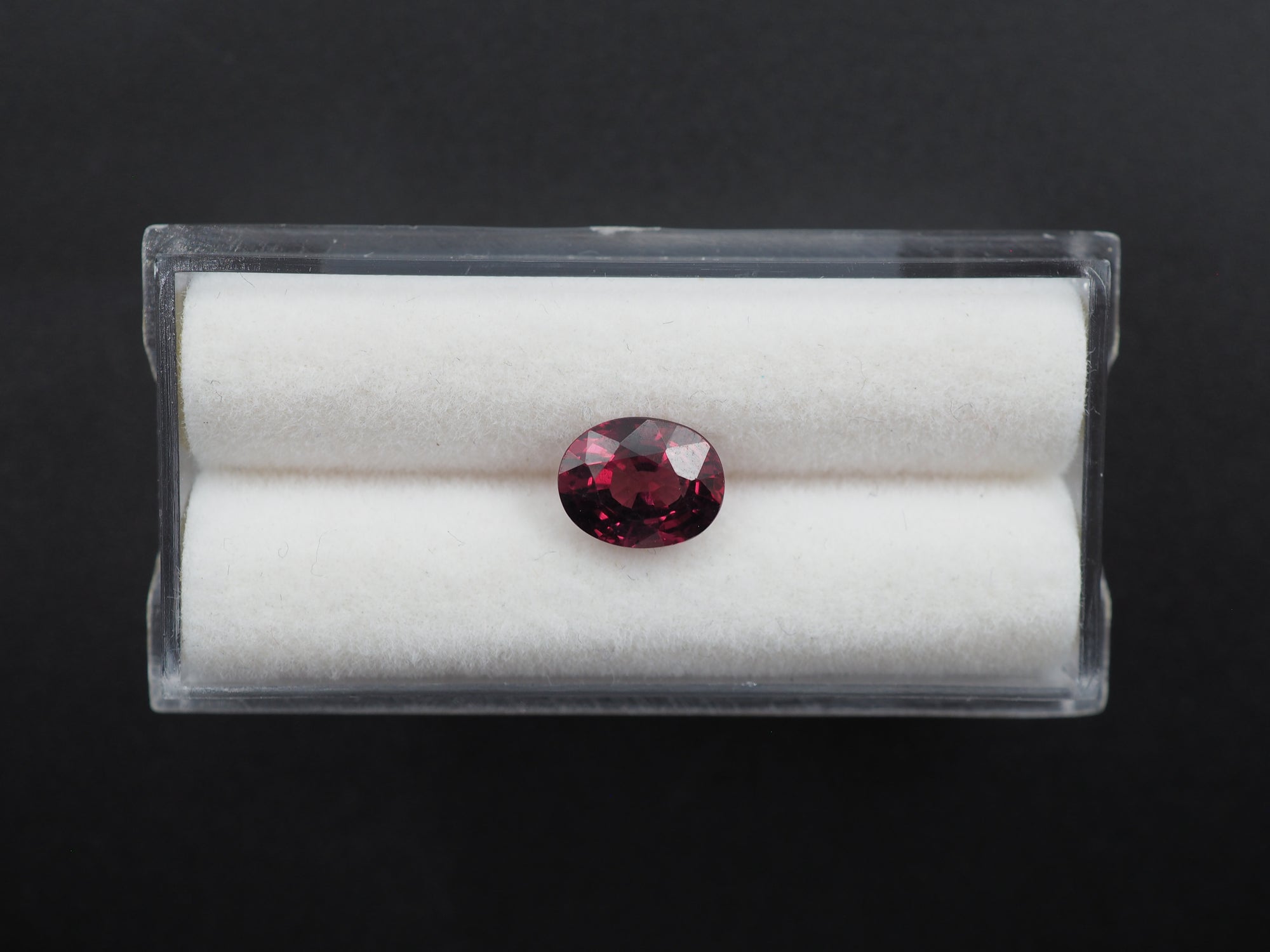 Garnet Oval Shape Faceted 8x6.5 mm