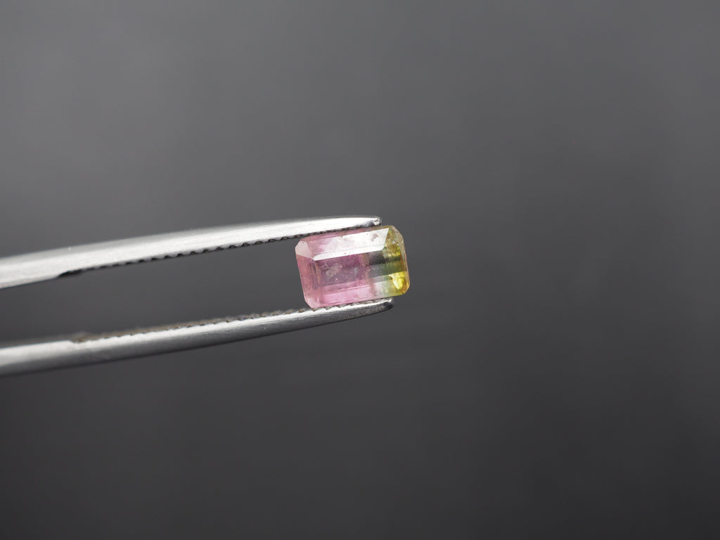 Watermelon Tourmaline Faceted Gemstone 6.8x4.6 mm