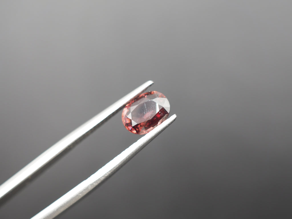 Red Zircon Faceted Gemstone 8.5x6.5 mm Approximately 2.46 Carat (GTG-Z-1)