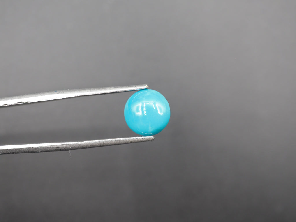Arizona Turquoise Cabochon 9 mm Approximately 2.15 Carat (GTG-AT-10)
