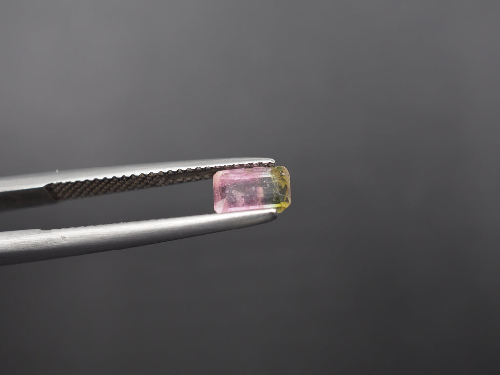 Watermelon Tourmaline Faceted Gemstone 6.8x4.6 mm