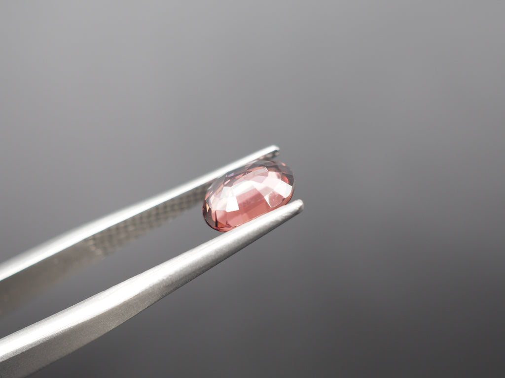 Red Zircon Faceted Gemstone 8.5x6.5 mm Approximately 2.46 Carat (GTG-Z-1)