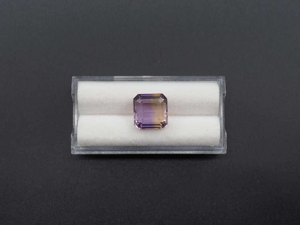 Faceted Ametrine 11mm Approximately 6.38ct  Carat (GTG-AMT-10)