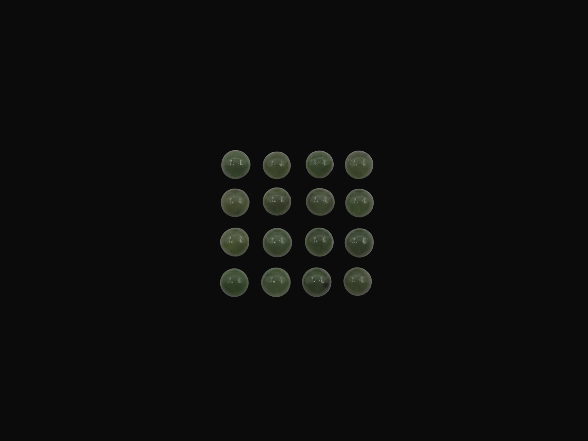 Natural Jade Round Shape Cabs 4mm Approximately 1.77 Carat (GTG-J-10)