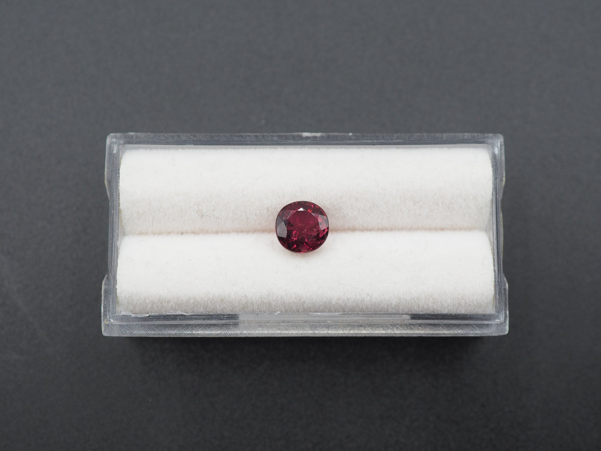 Purple Garnet Faceted 6.6  mm Approximately 1.21 Carat (GTG-PG-3)