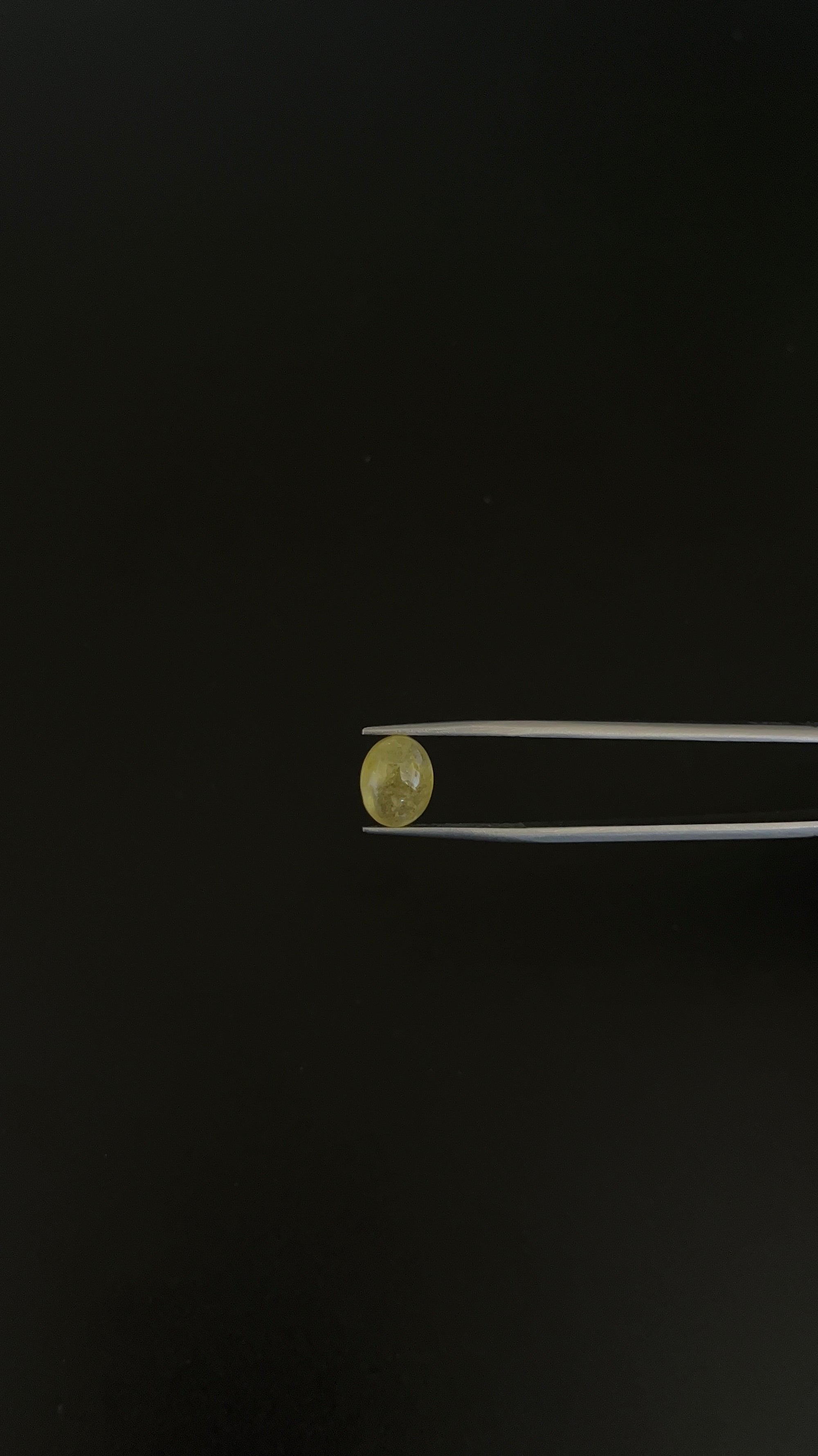 Yellow Sapphire Cabochon Oval Shape 10.1x8 mm