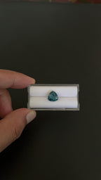 London Blue Topaz Faceted 10x10 mm Single piece Approximately 3.78 Carat (GTG-TO-96)