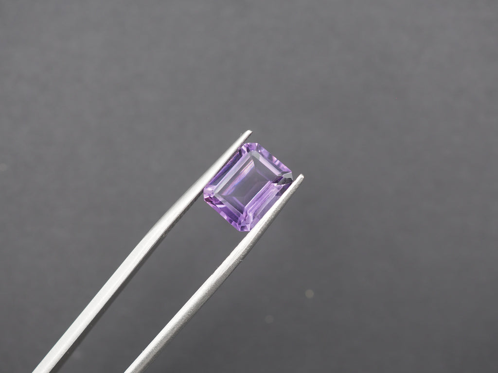 Amethyst Faceted  10x8 mm Single Piece Approximately 3 Carat (GTG-AM-63)