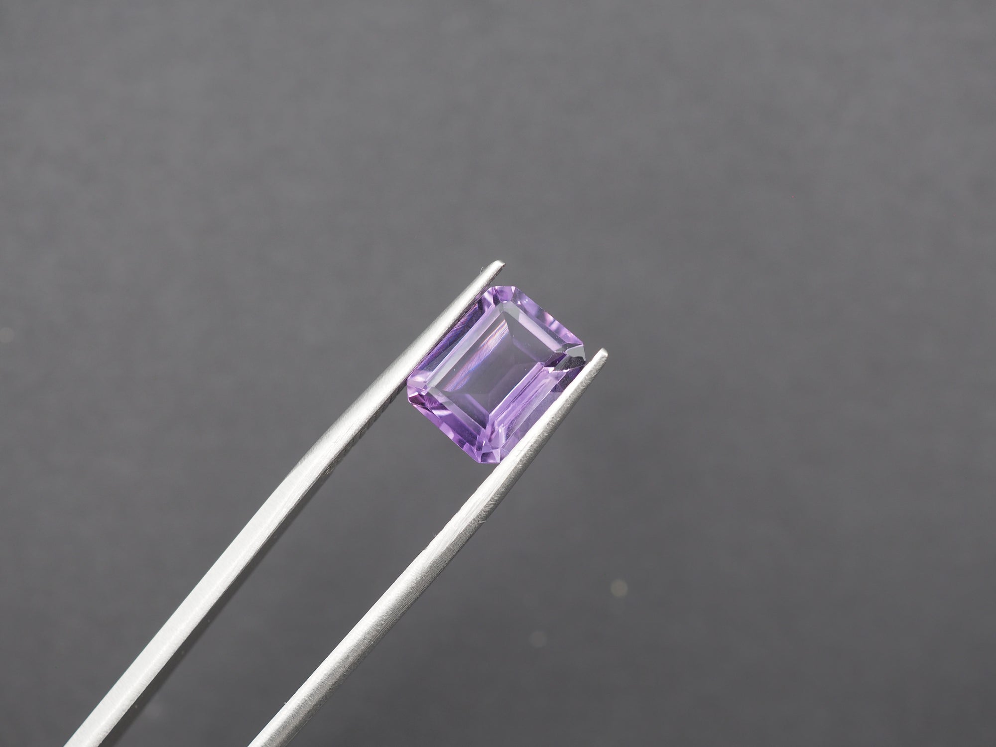 Amethyst Faceted  10x8 mm Single Piece Approximately 3 Carat (GTG-AM-63)