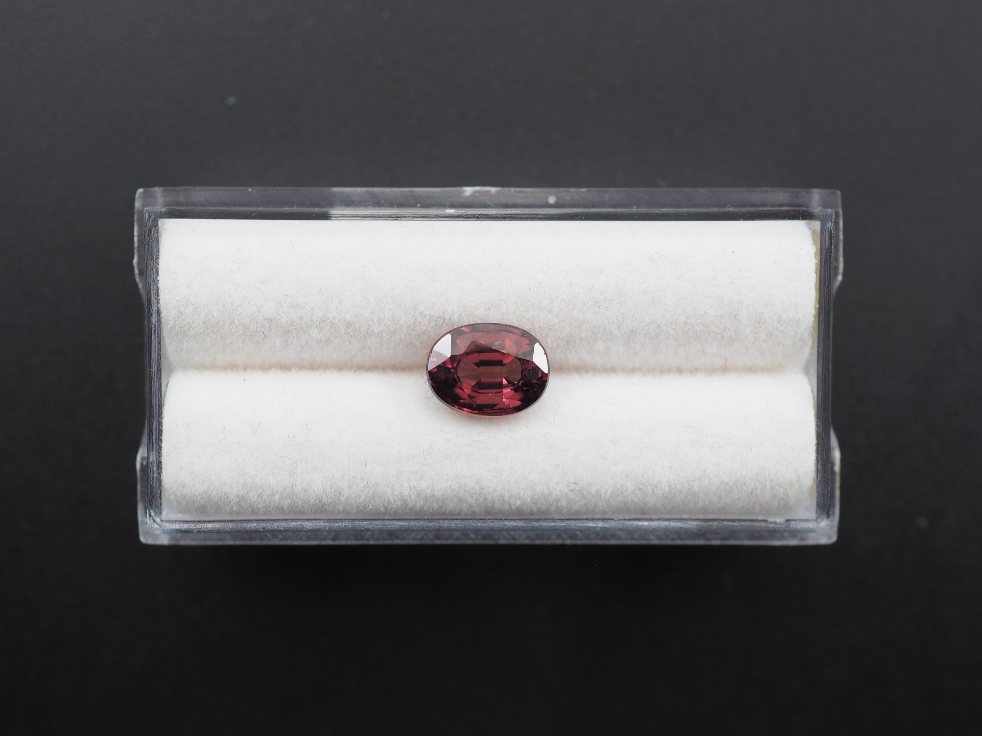Red Zircon Faceted Gemstone 8.1x6.2 mm Approximately 2.02 Carat (GTG-Z-2)