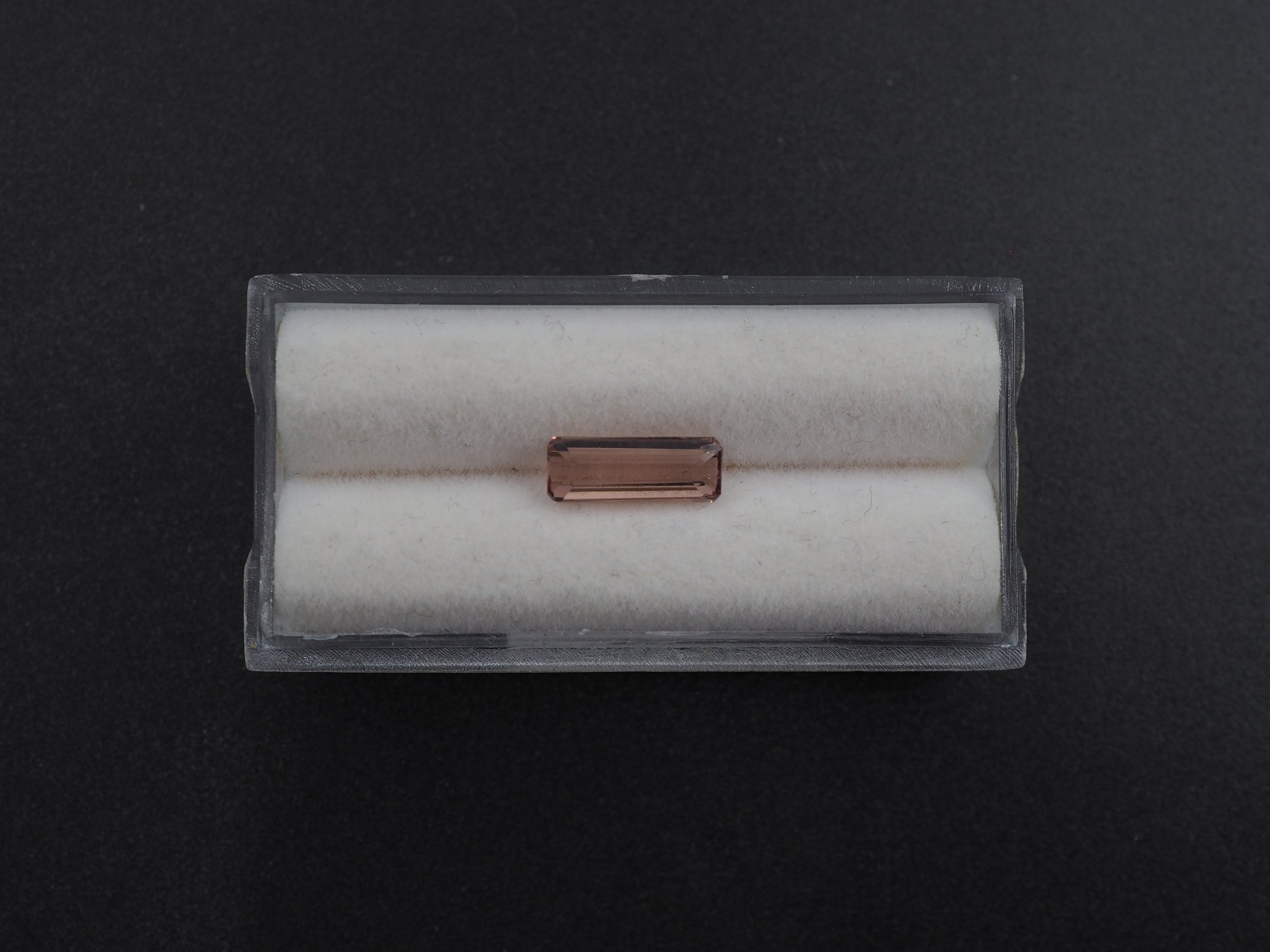 Tourmaline Faceted  Rectangle Shape 11x4.2x3mm Single Piece Approximately 1.40 Carat
