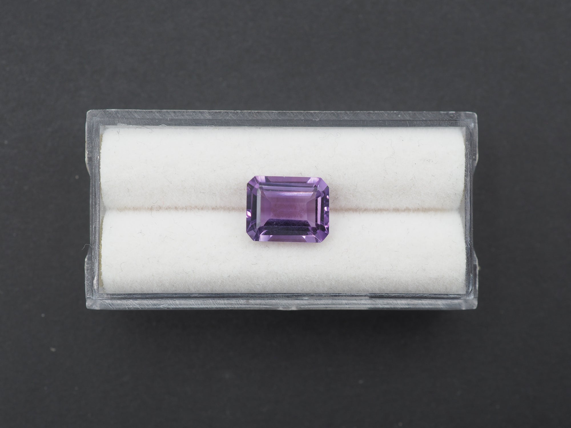Amethyst Faceted  10x8 mm Single Piece Approximately 3 Carat (GTG-AM-63)