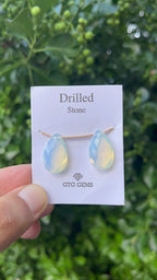 Hydro Drilled Opalite 22x13mm, Approximately 19 Carat (GTG-HO-3)