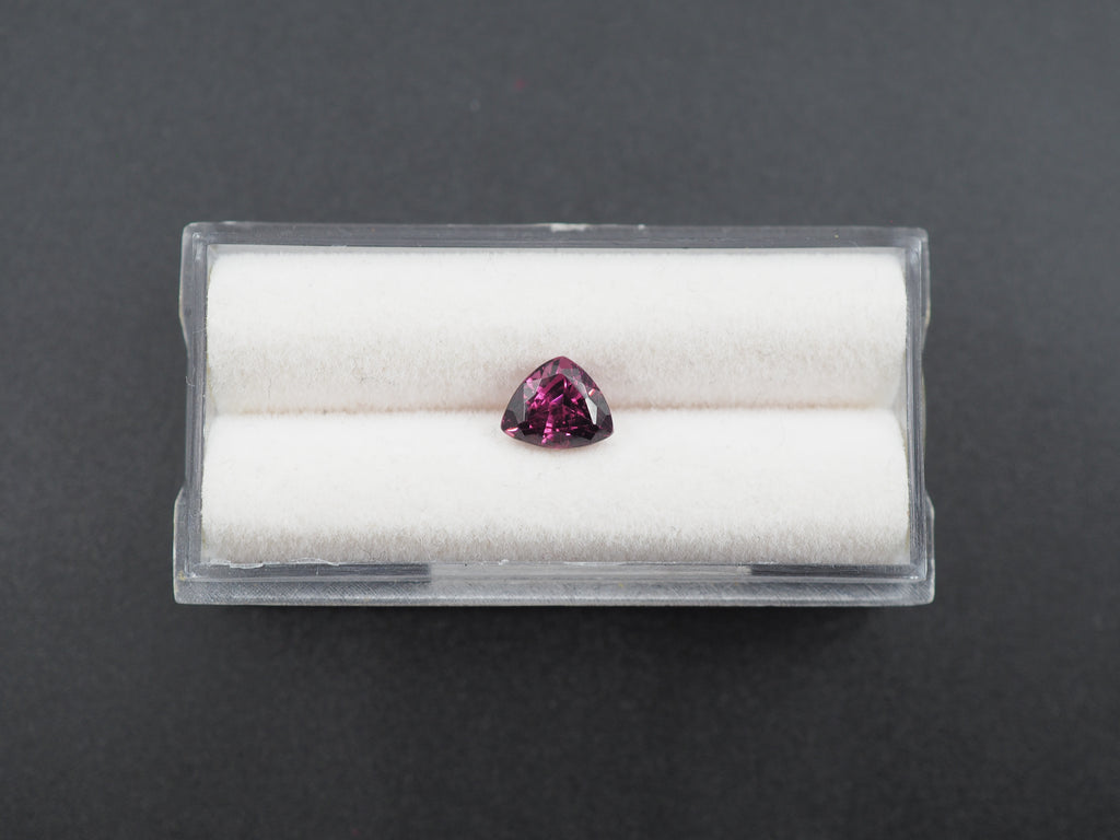 Purple Garnet Faceted 7.4x6.1 mm Approximately 1.29 Carat (GTG-PG-25)