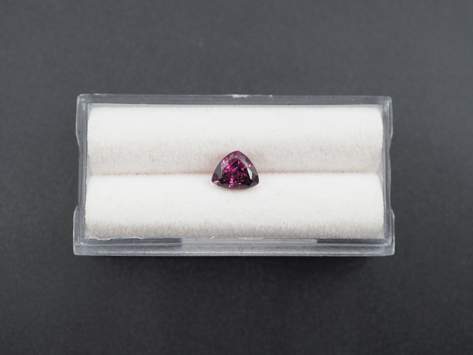 Purple Garnet Faceted 7.4x6.1 mm Approximately 1.29 Carat (GTG-PG-25)