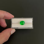 Green Topaz, Faceted 11.1x9.1 mm, Approximately 4.53 Carat (GTG-GTO-42)