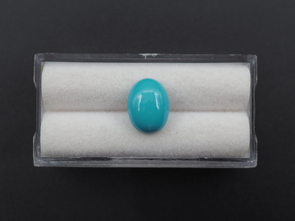 Arizona Turquoise Cabochon 12x9 mm Approximately 3.10 Carat (GTG-AT-12)