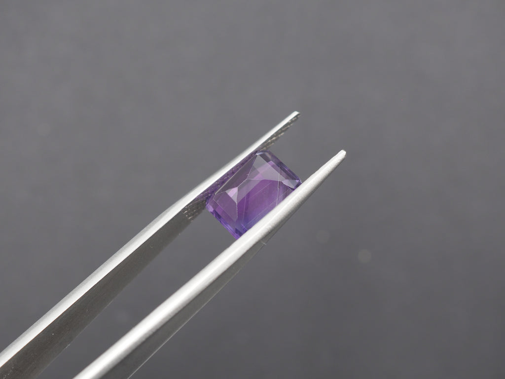 Amethyst Faceted  10x8 mm Single Piece Approximately 3 Carat (GTG-AM-62)